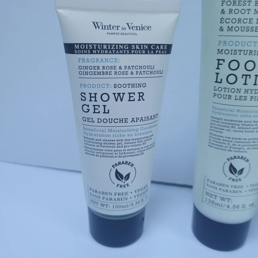 New‎ Winter in Venice Set Shower Gel Foot Lotion Bubble Bath